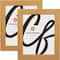 2 Pack Craig Frames Bauhaus 125 Distressed Gold Picture Frame
